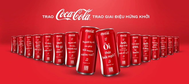 Coca-Cola 1 lần nữa khiến giới trẻ “sôi sục” với bộ lon “Trao giai điệu hứng khởi” - Ảnh 1.