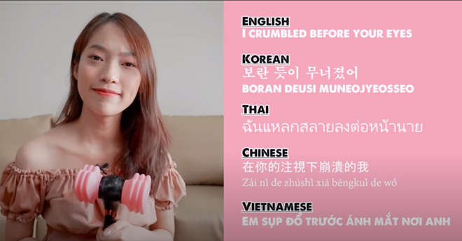 Khánh Vy lại khiến dân tình mắt tròn mắt dẹt khi dịch How You Like That (BLACKPINK) ra 5 thứ tiếng - Ảnh 3.