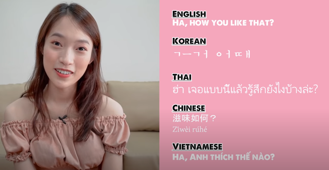 Khánh Vy lại khiến dân tình mắt tròn mắt dẹt khi dịch How You Like That (BLACKPINK) ra 5 thứ tiếng - Ảnh 10.