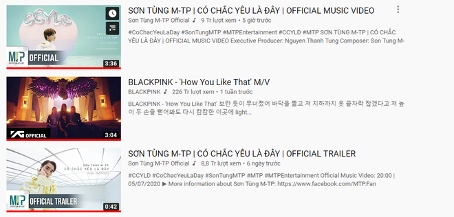 Tưởng MV mới của Sơn Tùng debut ở #18 mà hết hồn, ai ngờ soán ngôi BLACKPINK #1 trending và lập luôn kỷ lục nhanh nhất Vpop! - Ảnh 3.