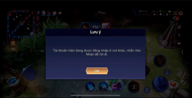 Liên Quân Mobile: Cảnh báo tình trạng bị văng game và không thể đăng nhập lại, đây là tình trạng mà rất nhiều game thủ gặp phải! - Ảnh 1.