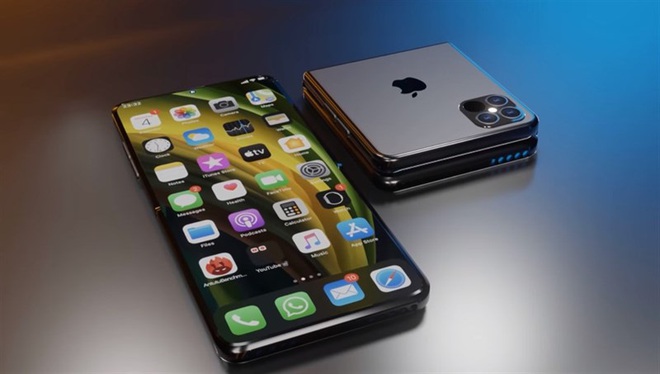 Concept iPhone màn hình gập - iPhone 12 Flip cực kỳ khác biệt, hay ho - Ảnh 1.