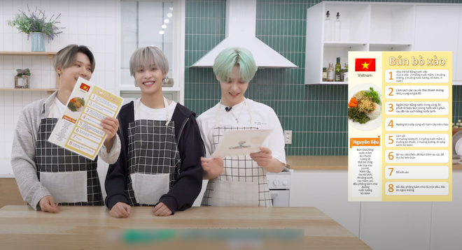 Nhà SM giờ “cuồng” Việt Nam quá rồi: Đưa cả công thức nấu ăn bằng tiếng Việt vào show, idol phải tự mò mẫm để hiểu cách làm - Ảnh 2.