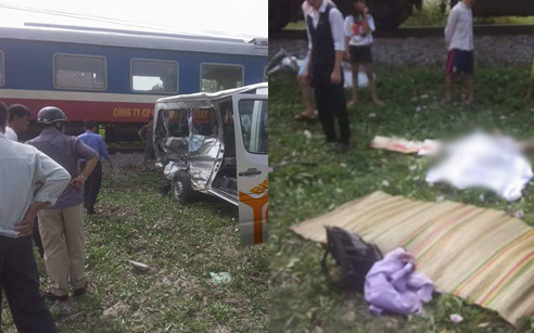 Biên Hòa: Tàu hỏa tông ô tô, 2 người tử vong tại chỗ, 2 người tử vong ở bệnh viện