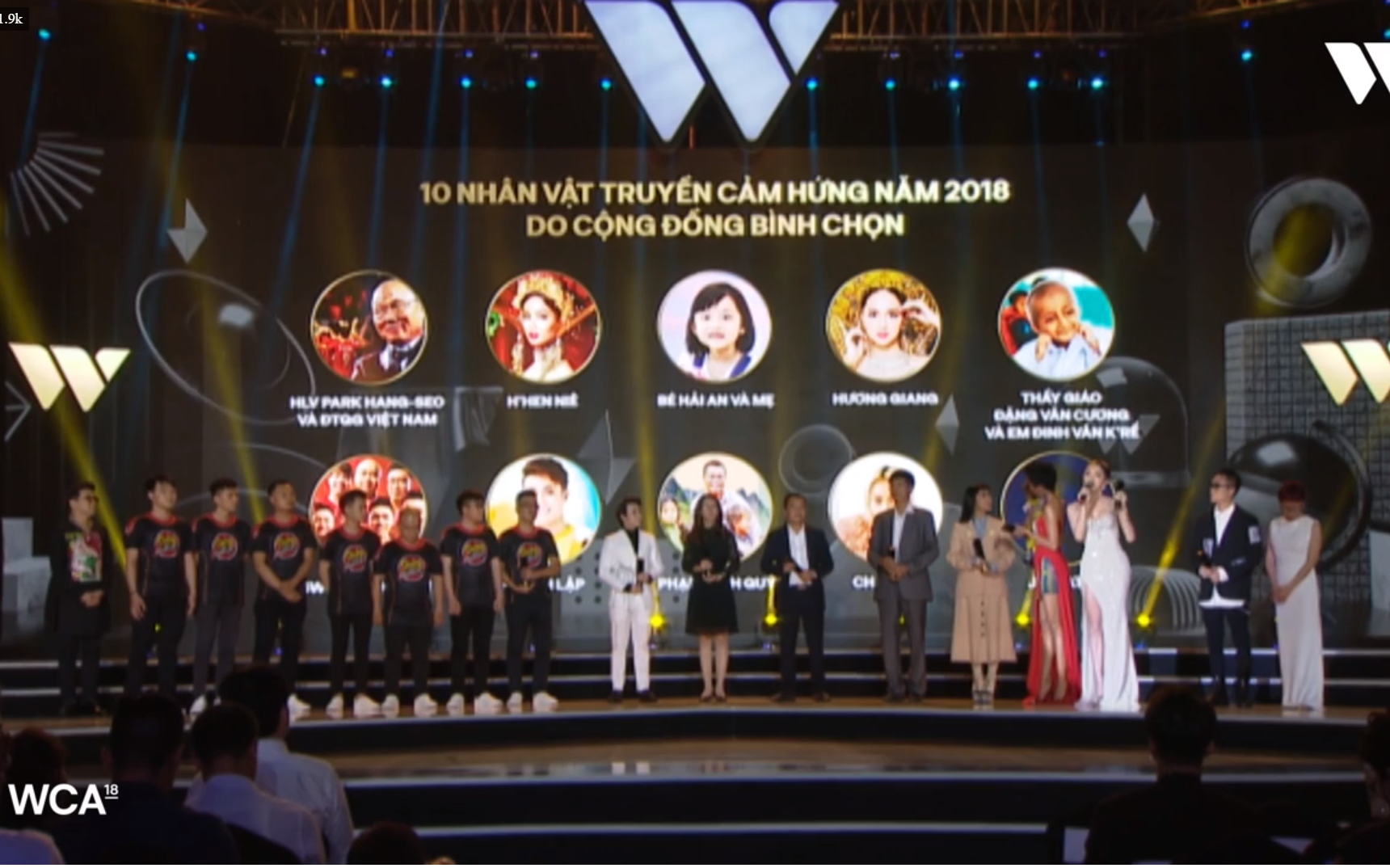 WeChoice Awards 2018: Công bố Top 10 nhân vật truyền cảm hứng của năm