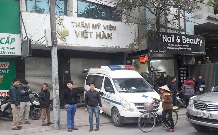 Hà Nội: Cán bộ công an tử vong khi hút mỡ bụng tại thẩm mỹ viện Việt Hàn