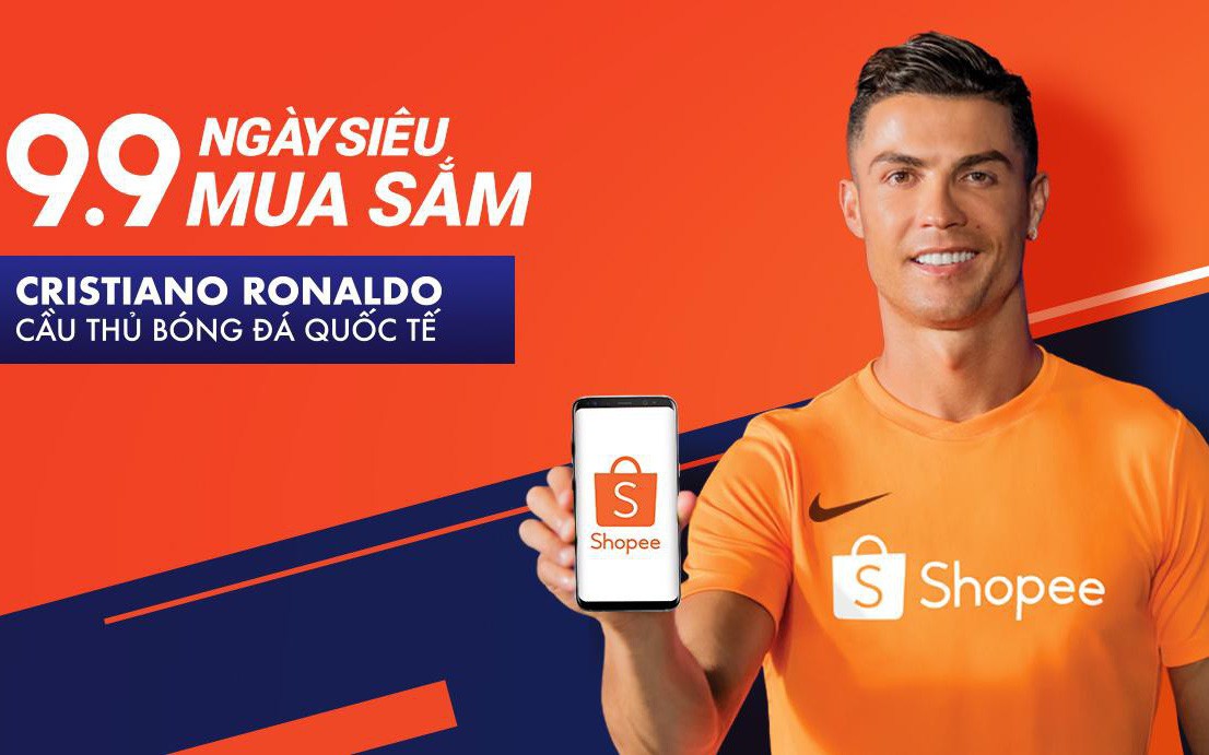 Huyền thoại bóng đá thế giới Cristiano Ronaldo trở thành đại sứ thương hiệu của Shopee