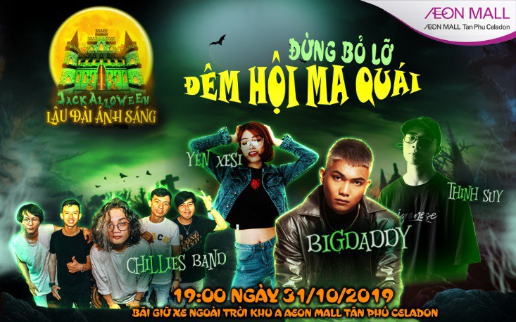 Trải nghiệm Halloween huyền bí tại Aeon Mall Tân Phú Celadon