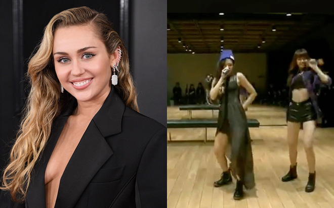Miley Cyrus bất ngờ thả tim tới tấp đoạn clip thời pre-debut của Jennie và Lisa, fan kêu gào hợp tác gấp các chị ơi!