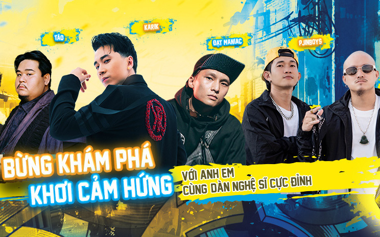 Bừng khám phá, khơi cảm hứng cùng Karik, Đạt Maniac, Táo… tại chuỗi sự kiện gắn kết anh em và dance contest sôi động