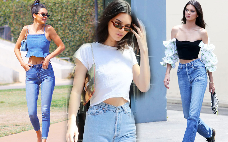 Tuyệt kỹ mặc đỉnh như Kendall Jenner hóa ra chỉ vỏn vẹn trong 6 từ: Mua thật nhiều quần jeans xanh!