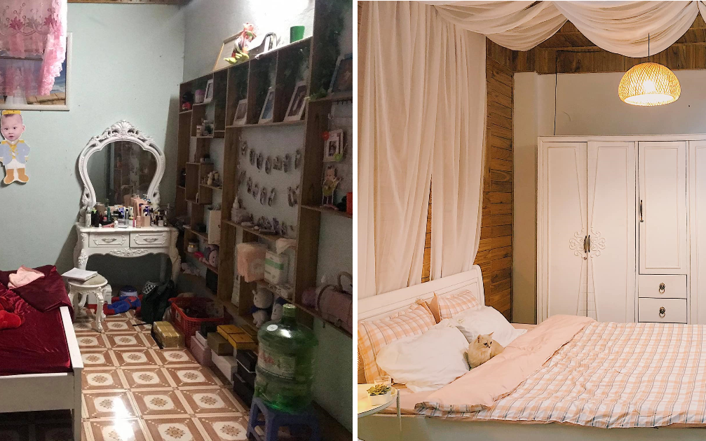Phòng ngủ bừa bộn lột xác thành không gian cực chill: Màn cải tạo ngoạn mục với số tiền siêu rẻ khiến ai nấy mê tít