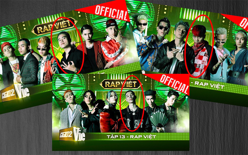 Góc &quot;tiên tri&quot; Rap Việt: Cứ thí sinh được xếp ở vị trí thứ 4 từ trái sang trên poster sẽ giành vé vào Chung kết?