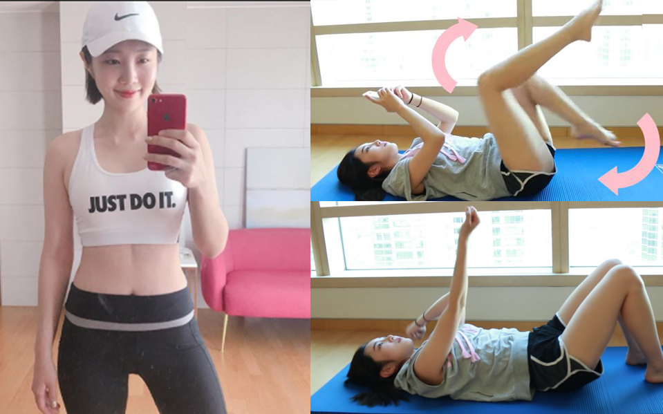 Nữ Youtuber Hàn chia sẻ 4 bài tập giúp &quot;chân cột đình&quot; thon thả hơn, dành riêng cho những nàng lười