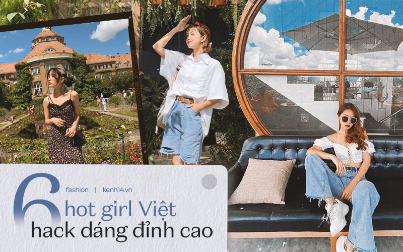 6 hot girl Việt chỉ cao &quot;bình bình&quot; nhưng lên đồ hack dáng đỉnh thôi rồi, follow ngay để lên trình ăn diện