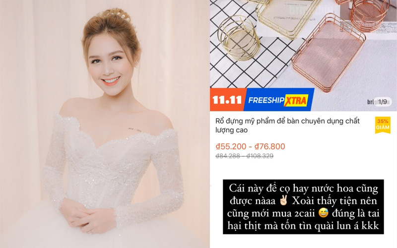 Xoài Non đích thực là cô gái săn sale &quot;có tâm nhất quả đất&quot;, ngày cưới cận kề vẫn nhiệt tình lên giáo án hướng dẫn chị em chọn hàng, mua hàng