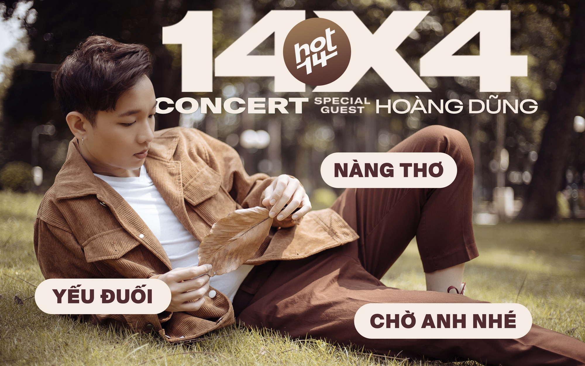 Hoàng Dũng cover bản hit của Thùy Chi, live Nàng Thơ ngọt lịm tại 14x4 Concert mừng 4 tuần liên tiếp Most Streaming trên HOT14!