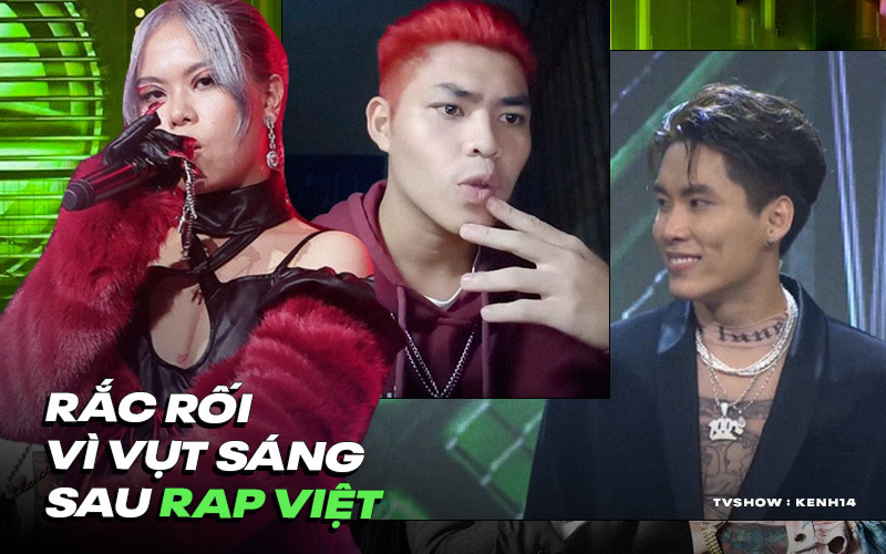 Vụt nổi tiếng sau Rap Việt, dàn thí sinh trẻ tuổi ngộp thở vì những rắc rối trên trời rơi xuống