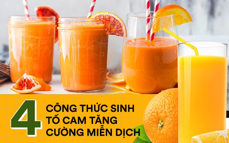 Chuyên gia tư vấn dinh dưỡng Emma Phạm gợi ý 4 công thức sinh tố cam giúp tăng sức đề kháng chống virus