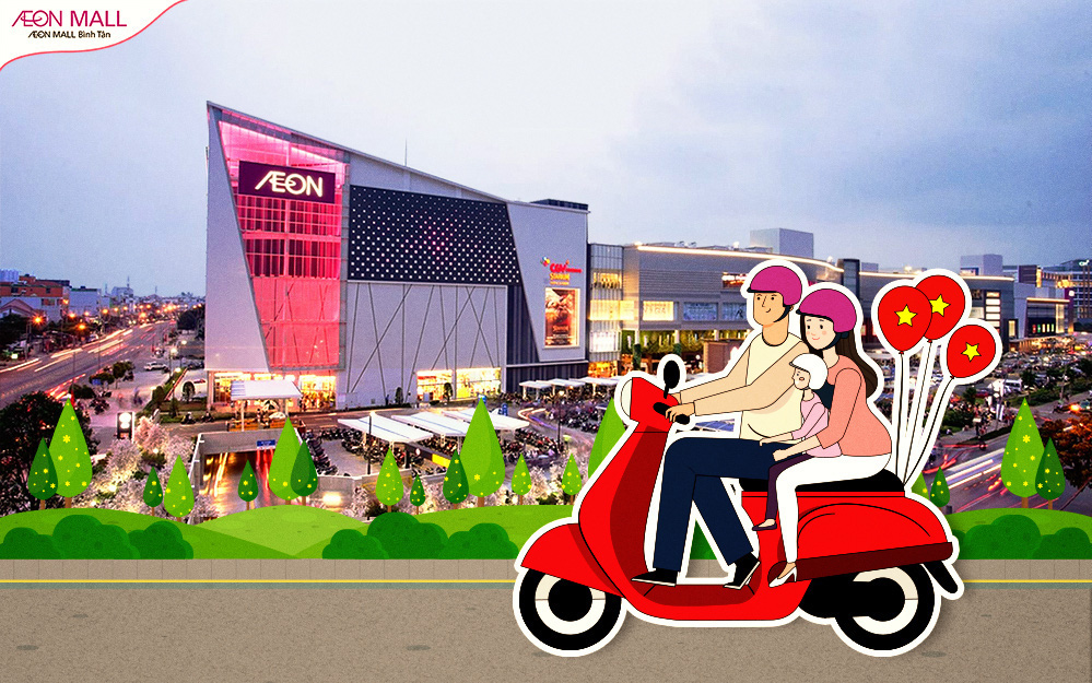 AEON MALL Bình Tân - Điểm đến lý tưởng cho kỳ nghỉ lễ  của gia đình