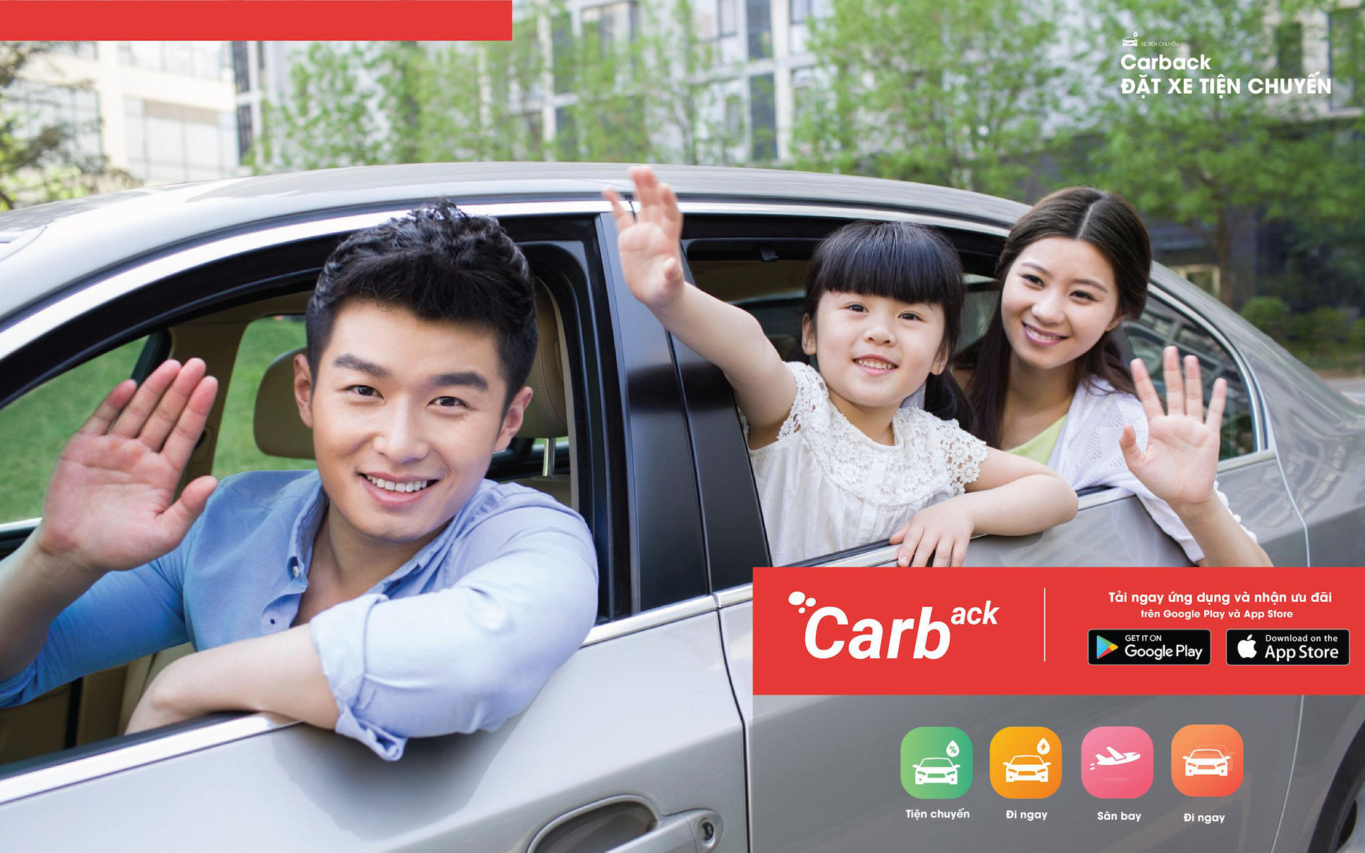 Carback: Đặt xe con đi tỉnh, du lịch, về quê giá bằng đi xe khách!