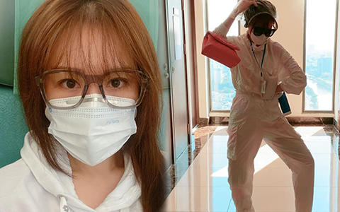Hari Won quả là nghệ sĩ ý thức cao mùa dịch Covid-19: Diện đồ bảo hộ kín bưng từ đầu tới chân, nhìn bí thở nhưng ngầu ra phết!