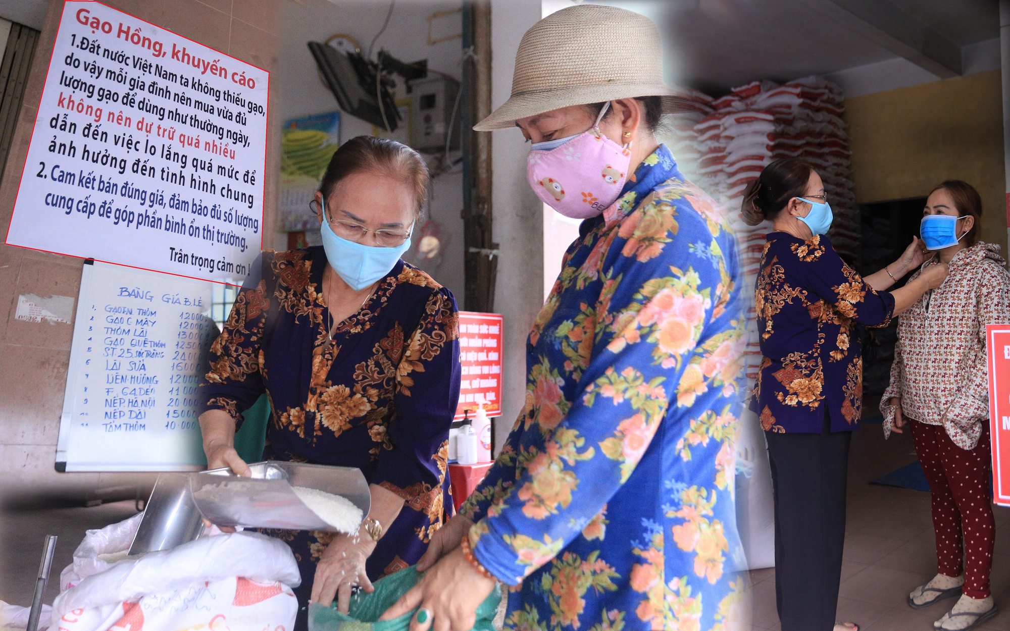 Gặp bà chủ tiệm gạo Đà Nẵng khuyên khách không nên... mua nhiều gạo: &quot;Giá có tăng thì cô vẫn sẽ cố gắng bán mức thấp nhất cho bà con mình&quot;