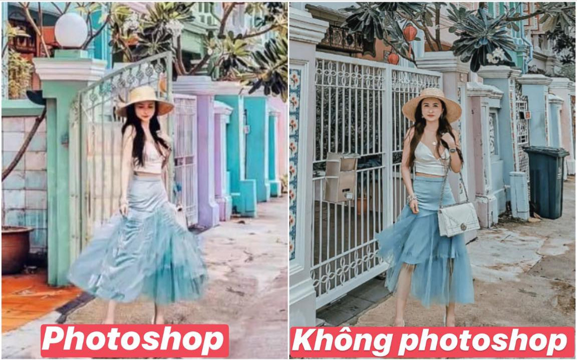 Mina Phạm tự đăng lại hình bị &quot;phốt&quot; dạo nọ: Tính ra ảnh gốc cũng xịn, sao phải cất công photoshop làm chi?
