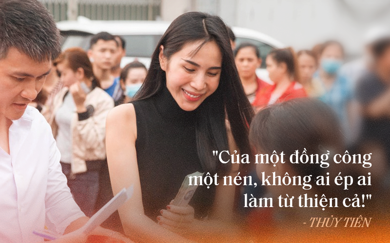 Thủy Tiên: &quot;Khi được 3 tỷ tôi đã định đóng tài khoản, nhưng thấy bà con xếp hàng chờ nước thương quá không dừng được&quot;
