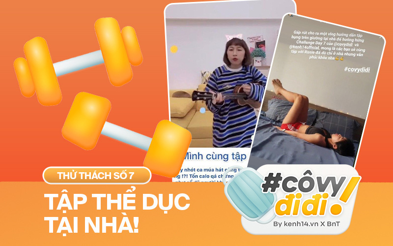 Dân tình hào hứng sáng chế các bài tập nâng cao sức khỏe trong mùa dịch: Người hát, người nhảy dây, người bê nước... vui quá luôn