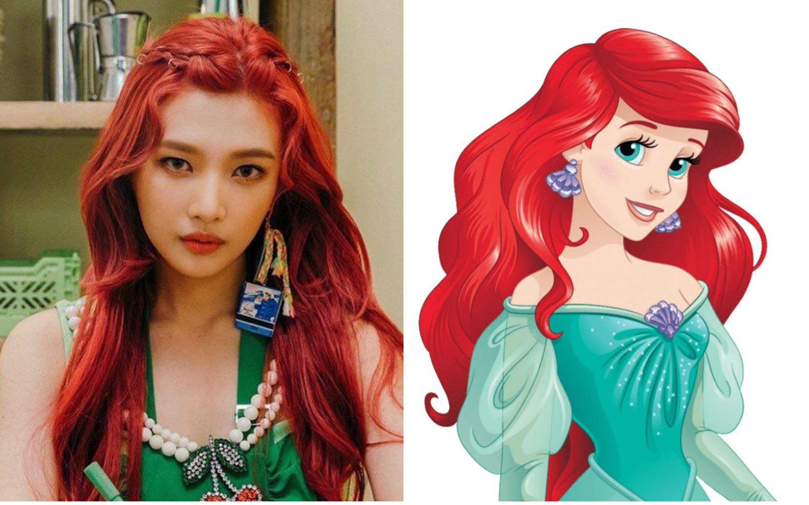 Nhờ stylist quá &quot;lậm&quot; phim hoạt hình, Joy (Red Velvet) bỗng dưng trở thành công chúa Disney đời thực tới gần chục lần