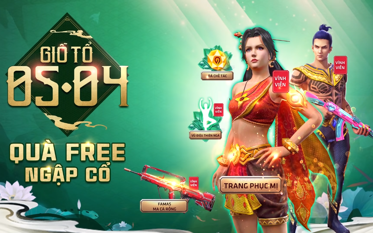 Free Fire: Garena chơi lớn khi tặng trang phục và skin súng vĩnh viễn, hoàn toàn miễn phí