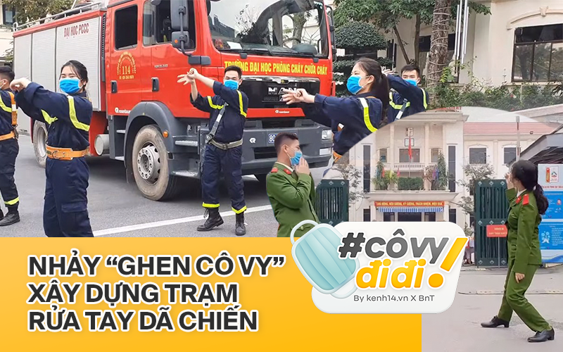 Phát sốt với loạt phiên bản cover vũ đạo Ghen Cô-vy 2.0 độc đáo, có cả đoàn thanh niên và lính cứu hoả tham gia cơ!