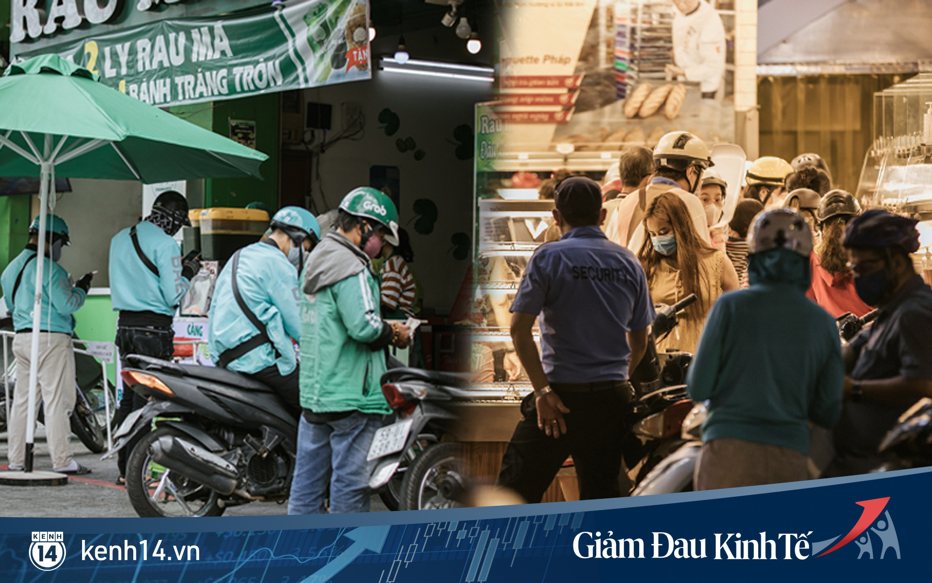 Hàng quán Sài Gòn thời hạn chế tiếp xúc xã hội: Người dân chuyển mạnh sang order đồ ăn online, shipper hối hả đi nhận và giao hàng