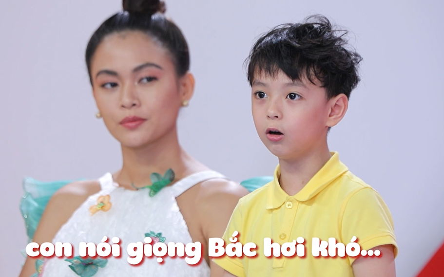 Bé Phở team Mâu Thủy: &quot;Con là người Việt Nam nên con... nói giọng Bắc hơi khó&quot;