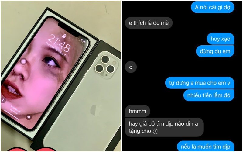 Gái xinh được trai Tinder tặng iPhone 11 Pro Max sau nửa tháng match nhau: &quot;Bạn ấy chưa hề có ý gì với mình, chắc thời tới cản không kịp&quot;