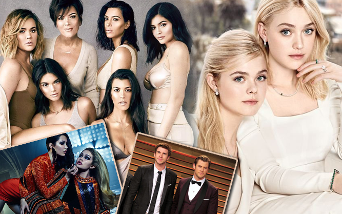 6 cặp anh chị em quyền lực nhất Hollywood: Chị em Hadid, Fanning cực phẩm, nhà Kardashian và "Zack & Cody" toàn rich kid
