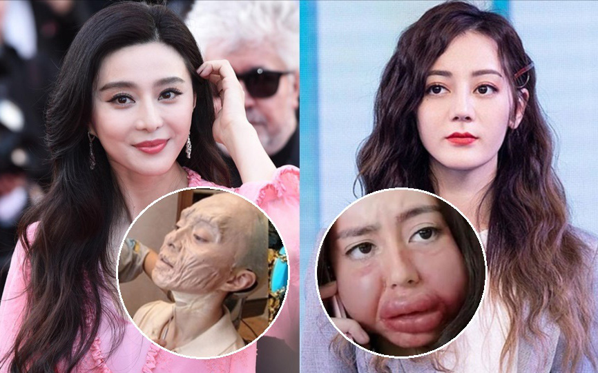 13 mỹ nhân Cbiz &quot;hủy hoại dung nhan&quot; vì đóng phim: Địch Lệ Nhiệt Ba mặt sưng vù chưa hú vía bằng màn &quot;thay da&quot; của Phạm Băng Băng