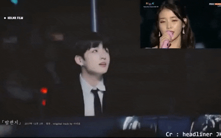Jungkook “hoảng loạn” khi được cho cơ hội ngồi cạnh IU nhưng lại say sưa hát theo từ xa, ngắm &quot;người trong mộng&quot; trên màn hình đến vẹo cổ