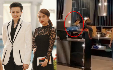 Quay clip khám phá nhà mới của Hoàng Thùy Linh, Minh Hằng vô tình để lọt bóng dáng “ai đó” nhìn quen quen