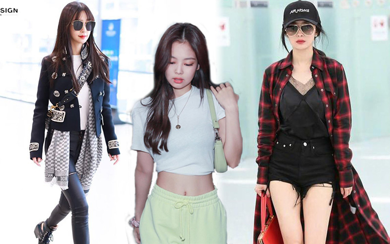 Thời trang sân bay của sao Hoa Hàn cũng lắm drama: Từ thuê người chụp, photoshop chán chê cho tới thay "n" bộ làm màu