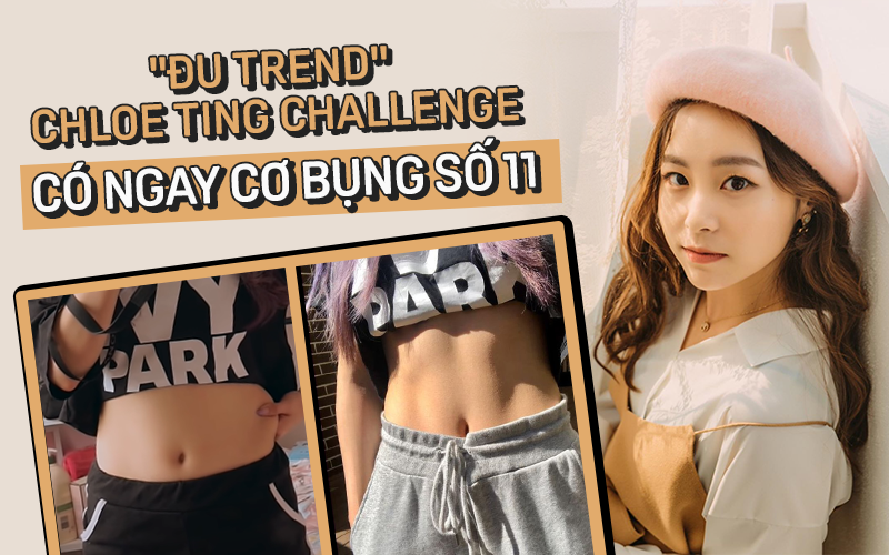 &quot;Đu trend&quot; Chloe Ting Challenge, cô nàng Vlogger thu về kết quả bất ngờ, bụng mỡ tan biến, cơ bụng số 11 rõ rệt