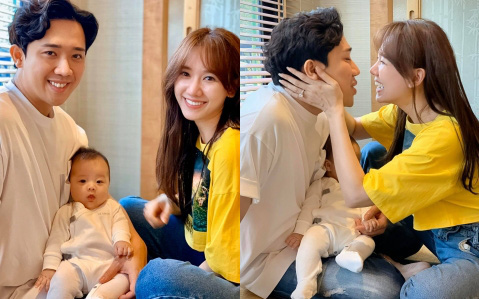 Vợ chồng Trấn Thành hào hứng khoe loạt ảnh bên cháu ruột, &quot;thả thính&quot; nhẹ chuyện có con làm fan liên tục hối thúc sớm sinh em bé