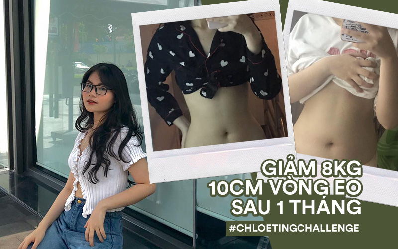 Theo bài tập giảm cân trong 2 tuần của Chloe Ting, cô gái Sài Thành đánh bay 8kg cùng 10cm vòng eo chỉ sau hơn 1 tháng