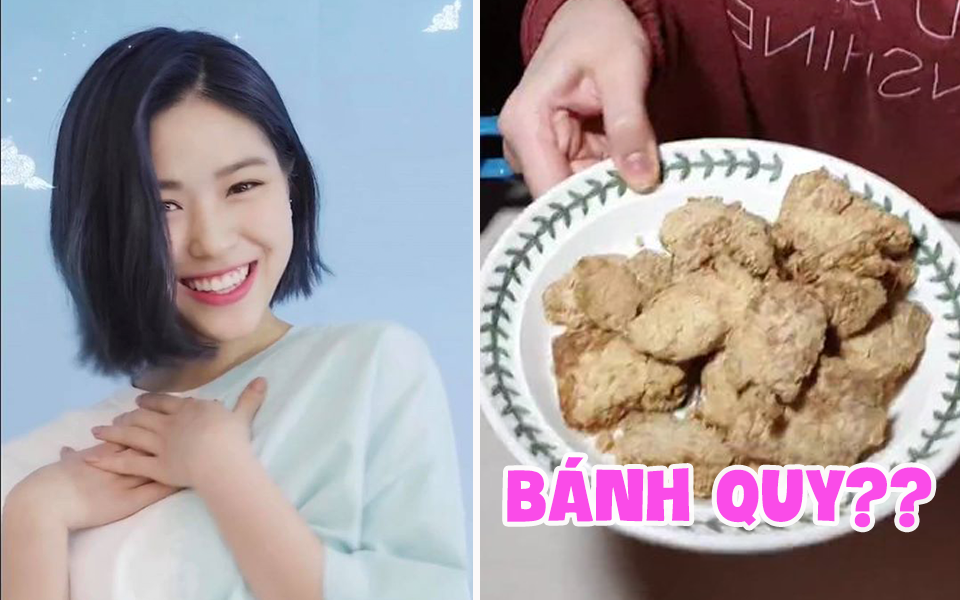 Nữ idol Kpop khiến netizen cười ngất với pha ra mắt hội ghét bếp không thể “chuẩn” hơn: hí hửng làm bánh quy, kết quả lại thành… da gà chiên giòn