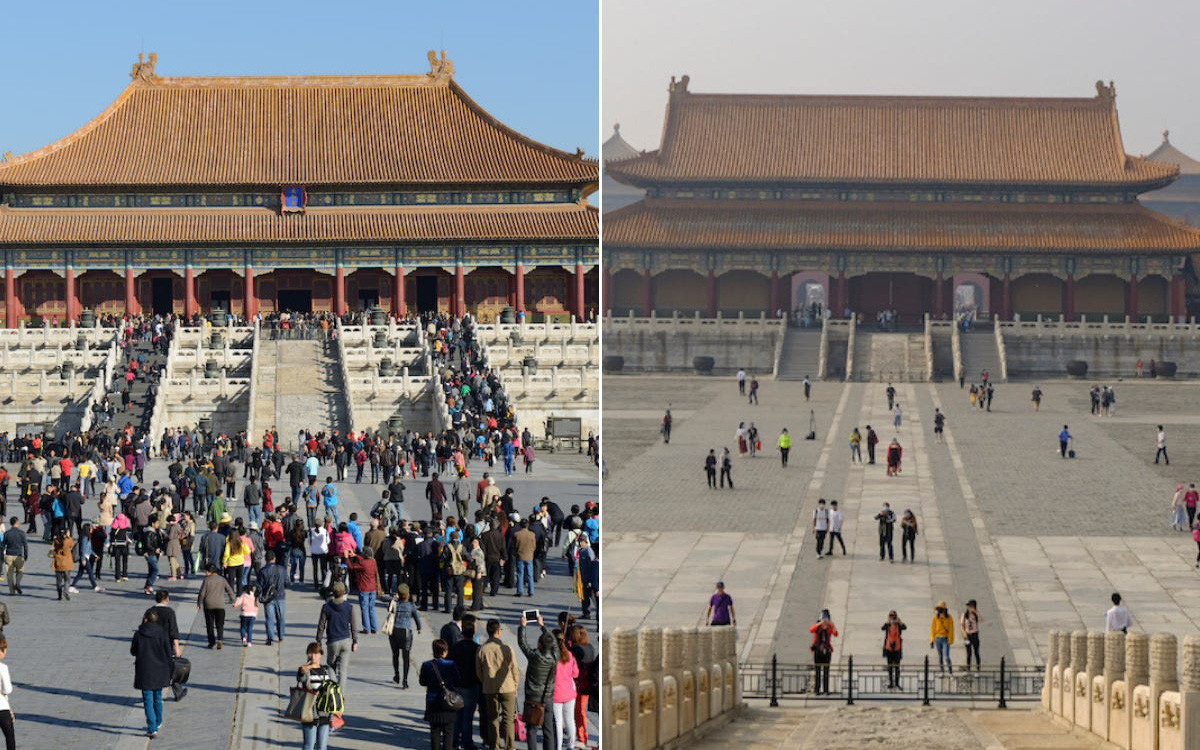 Nhiều địa điểm du lịch ở Trung Quốc &quot;cháy vé&quot; khi mở cửa trở lại, riêng lượng khách ghé Tử Cấm Thành ít hơn hẳn so với ngày thường