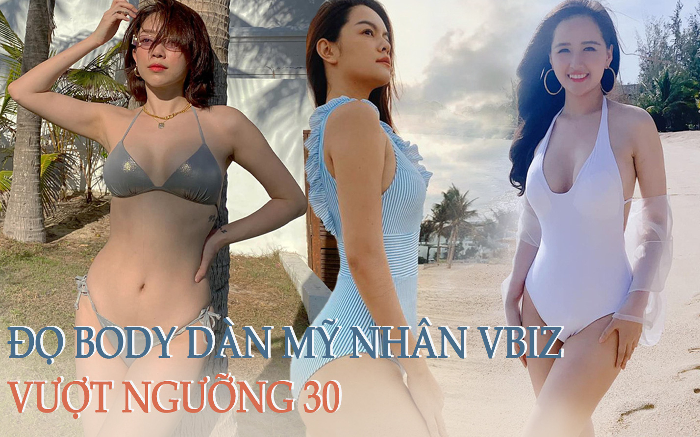 Vừa vào hè, dàn mỹ nhân Vbiz vượt ngưỡng 30 đã đua nhau khoe body: Toàn hình thể nuột đến khó tin, đến mẹ bỉm sữa cũng đáng nể