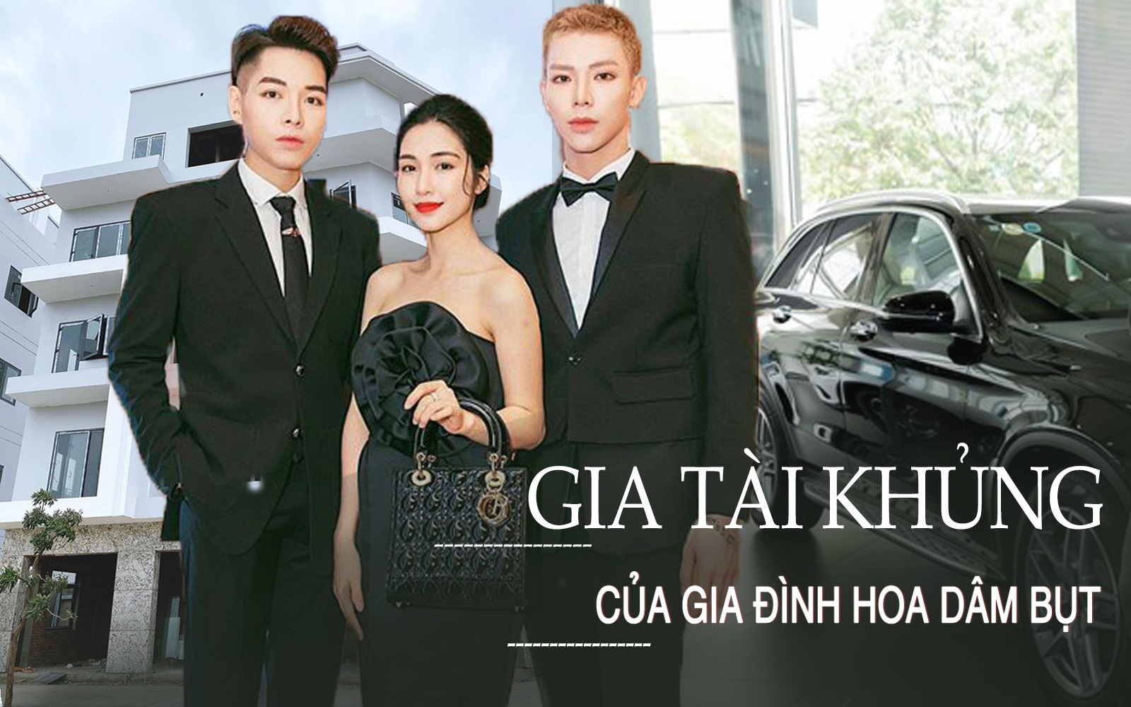 So bì khối tài sản của gia đình &quot;Hoa Dâm Bụt&quot;: Xấp xỉ 24 tuổi đã sở hữu xế xịn, sắm đồ hiệu mỏi tay, riêng Hòa Minzy còn tậu cả biệt thự cho bố mẹ