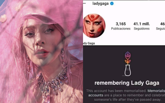 Instagram của Lady Gaga bất ngờ bị chuyển sang chế độ &quot;Tưởng niệm&quot; giống Sulli - Jonghyun, chuyện gì đây?