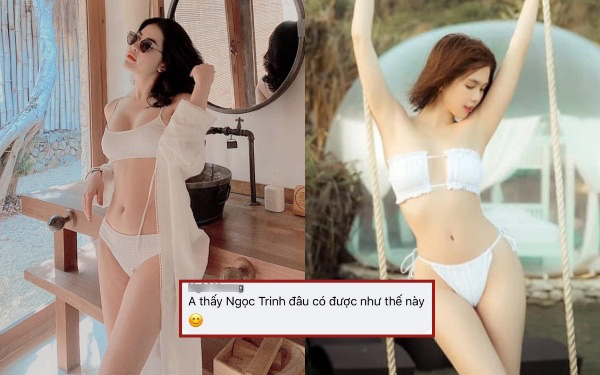Vợ cũ Việt Anh tung loạt ảnh diện bikini body cực nuột, phản ứng bất ngờ khi được khen hơn cả Ngọc Trinh